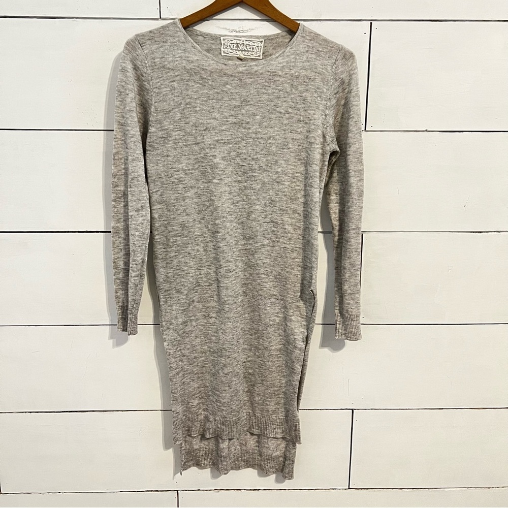 Pink Martini Long Slit Side Sweater/Tunic. Size XSmall.